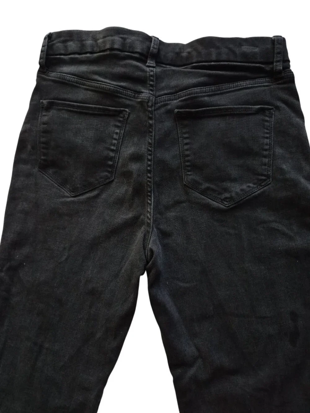 Ryegrass High-Waisted Flare Front Seam Black Jeans Size 10